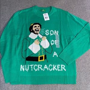 Kohls ELF Men’s Son of a Nutcracker Sweater (L)